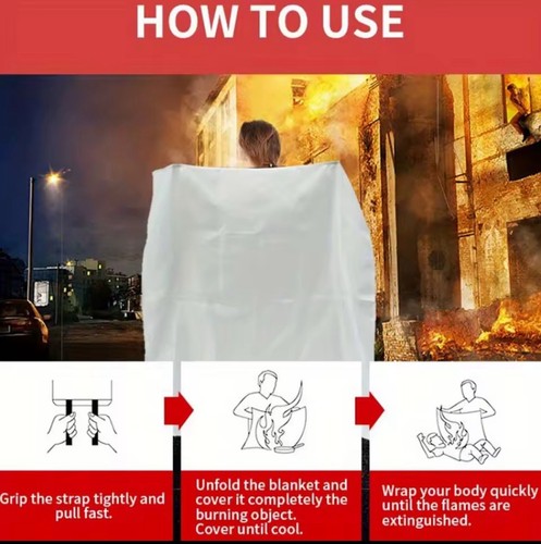 Coperta antincendio emergenza